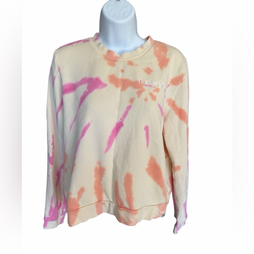 HURLEY All Over Tie Dye Sweatshirt size medium - Picture 4 of 9